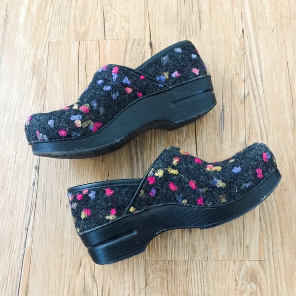 Dansko Shoes - DANSKO Classic clog confetti poms Size 8 (38)